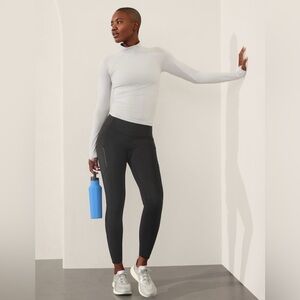 NWT Athleta Rainier Black Tight Size XL